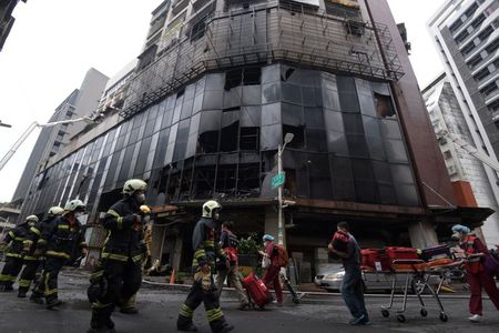 दक्षिणी ताइवान में एक इमारत में आग लगने से 46 लोगों की मौत, कई अन्य झुलसे