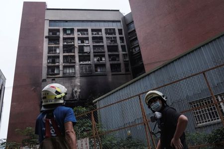 ताइवान की इमारत में आग लगने के कारणों का पता लगा रहे हैं अधिकारी