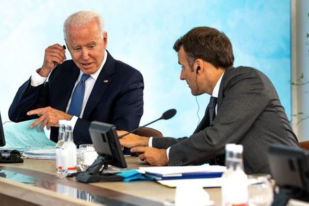 Biden, Macron discussed European defense, will meet in Rome -White House