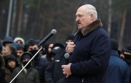 ‘Go through. Go,’ Lukashenko tells migrants at Polish border