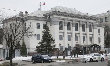 Russia says Kyiv embassy working normally after report on families leaving