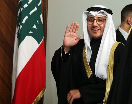 Kuwaiti minister visits Beirut in first Gulf Arab trip since rift