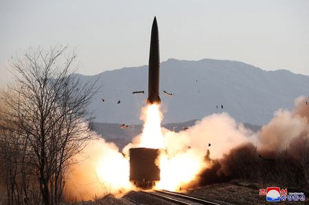 N. Korean projectile reached estimated height of 550 km, says Japan defence minister