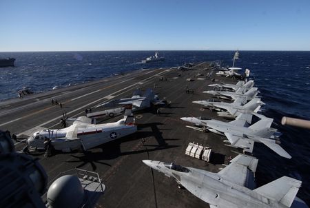U.S. aircraft carrier runs drills in Adriatic amid Russia-Ukraine tension