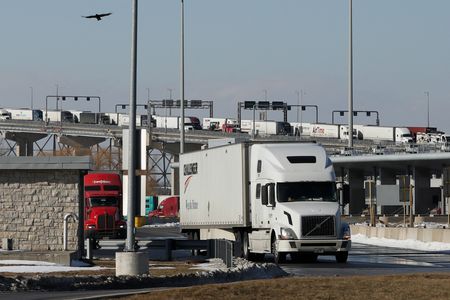 Canada trucker blockade poses risk to supply chain, auto industry -White House