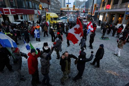 Ottawa’s sleepy core transformed into protest street party