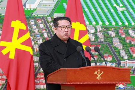 N.Korea’s Kim congratulates China on Olympics, says together they will frustrate U.S. threats