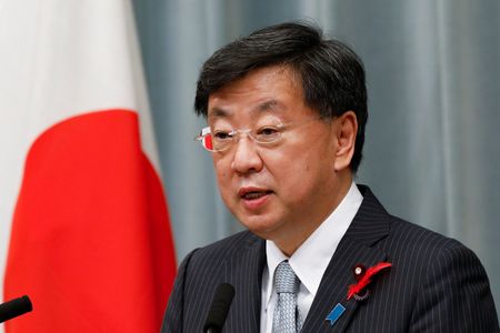 Japan will act with G7 on Russia sanctions, chief cabinet secretary says