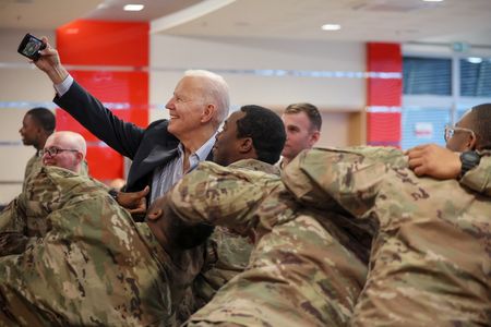 In Poland, Biden visits U.S. troops on NATO eastern flank
