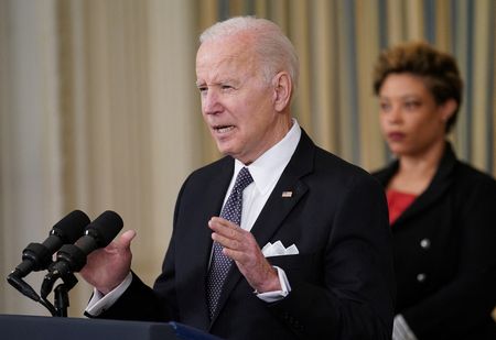Biden says ‘moral outrage’ behind Putin comment, not U.S. policy change