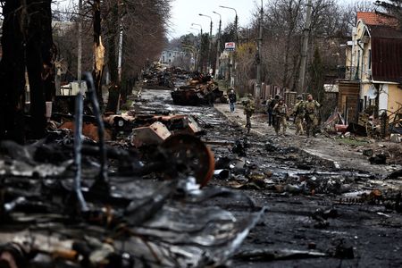 EU accuses Russian troops of committing atrocities in Ukrainian town Bucha