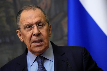 Russia’s Lavrov says Belarus should become security guarantor for Ukraine