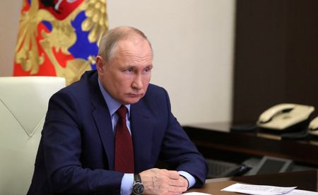 Putin’s approval rating soars since he sent troops into Ukraine- state pollster