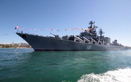 Russia says flagship missile cruiser Moskva has sunk after fire