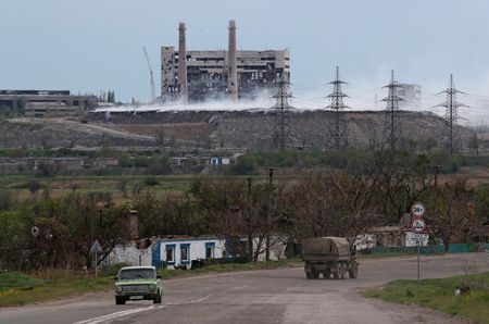 Britain says Russia continued ground assault on Azovstal steel plant for second day